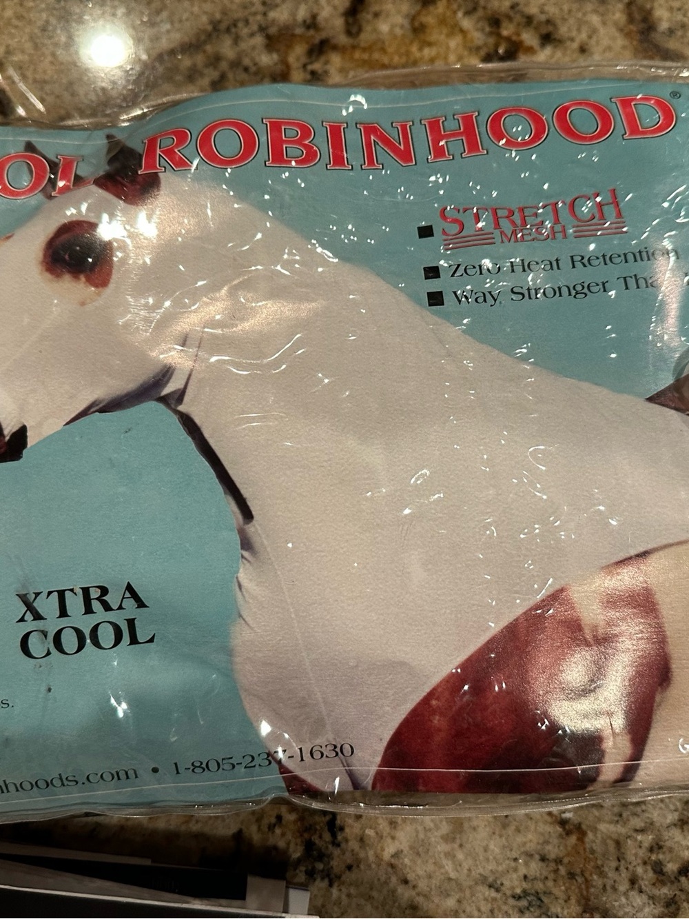 Horse mesh kool slinky hood